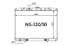 Радиатор охлаждения двигателя Gerat NS-120/1R