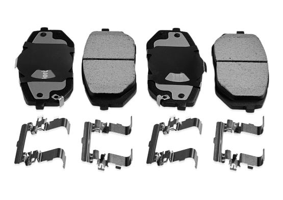 Тормозные колодки Gerat BPF304PG (передние) Low-metallic