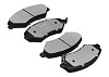 Передние тормозные колодки Gerat BPF350PG Low-metallic