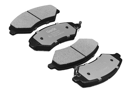 Передние тормозные колодки Gerat BPF350PG Low-metallic