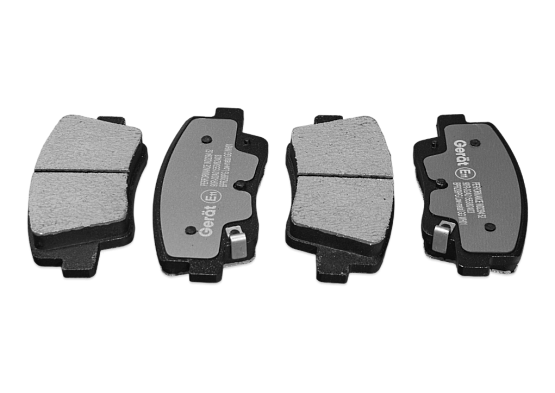 Задние тормозные колодки Gerat BPR209PG Low-metallic