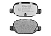Задние тормозные колодки Gerat BPR212PG Low-metallic