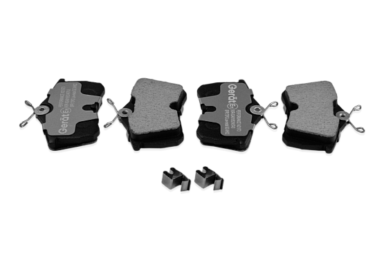 Тормозные колодки Gerat BPR173PG (задние) Low-metallic