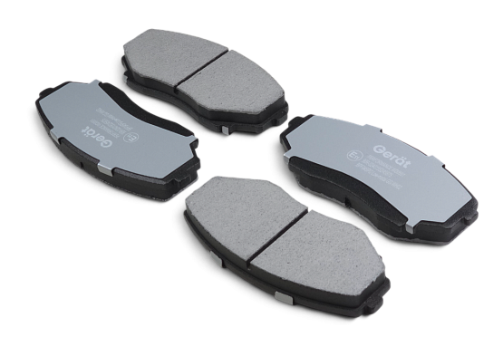 Тормозные колодки Gerat BPF045PG (передние) Low-metallic