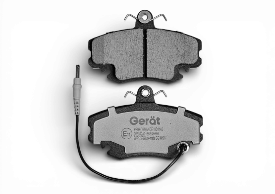 Тормозные колодки Gerat BPF175PG (передние) Low-metallic