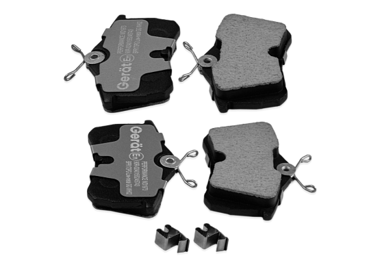 Тормозные колодки Gerat BPR173PG (задние) Low-metallic