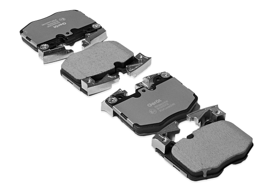 Тормозные колодки Gerat BPF239PG (передние) Low-metallic