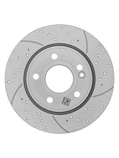 Тормозной диск Gerat DSK-R088P (задний) Platinum