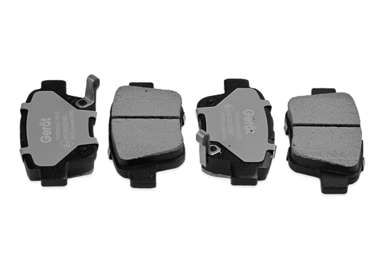 Тормозные колодки Gerat BPR152PG (задние) Low-metallic