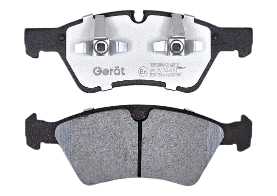 Тормозные колодки Gerat BPF247PG (передние) Low-metallic