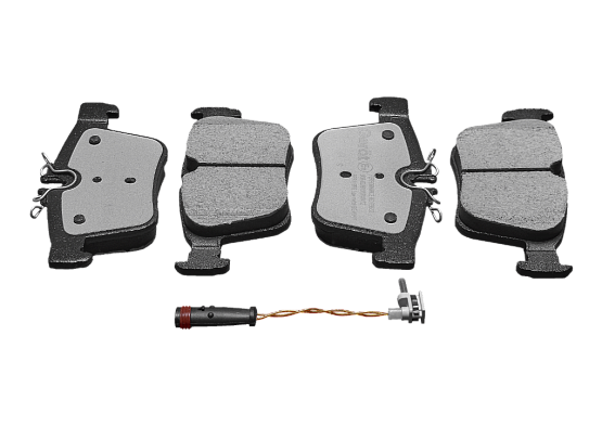 Задние тормозные колодки Gerat BPR119PG Low-metallic