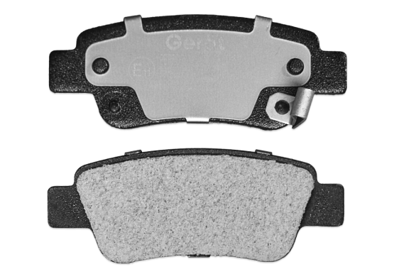 Задние тормозные колодки Gerat BPR033PG Low-metallic