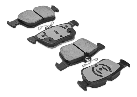 Тормозные колодки Gerat BPR138PG (задние) Low-metallic