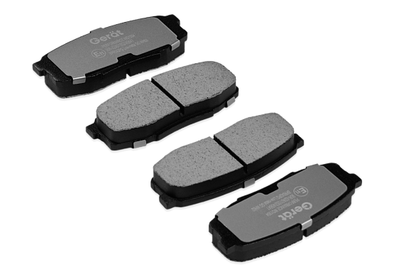 Тормозные колодки Gerat BPR042PG (задние) Low-metallic