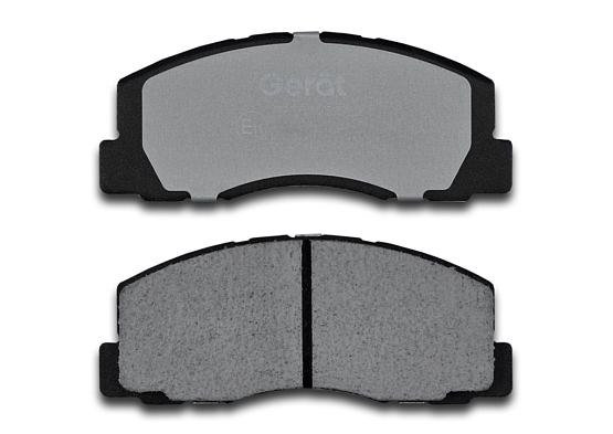 Тормозные колодки Gerat BPF027PG (передние) Low-metallic