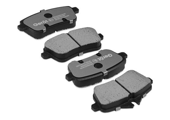 Тормозные колодки Gerat BPR105PG (задние) Low-metallic