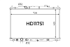 Радиатор охлаждения двигателя Gerat HD117S1