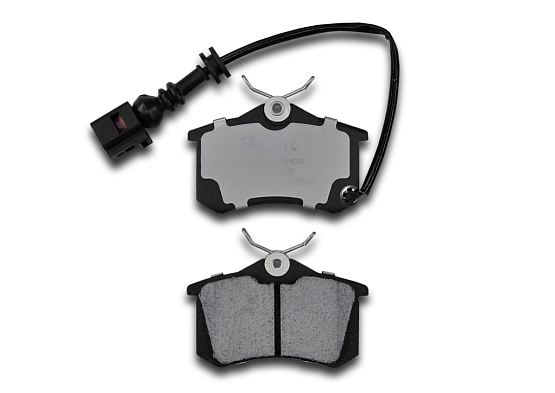 Тормозные колодки Gerat BPR087PG (задние) Low-metallic