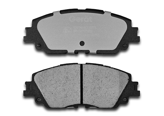 Тормозные колодки Gerat BPF181PG (передние) Low-metallic