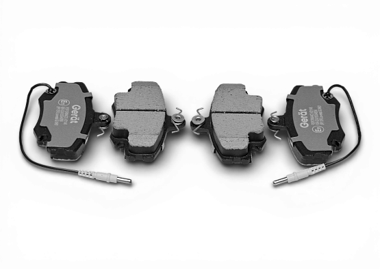 Тормозные колодки Gerat BPF175PG (передние) Low-metallic