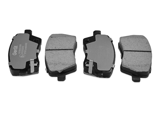 Тормозные колодки Gerat BPF168PG (передние) Low-metallic