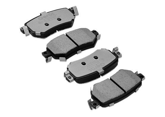 Тормозные колодки Gerat BPR176PG (задние) Low-metallic