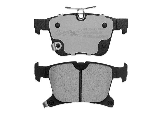 Тормозные колодки Gerat BPR193PG (задние) Low-metallic