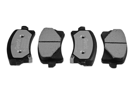 Тормозные колодки Gerat BPR169PG (задние) Low-metallic