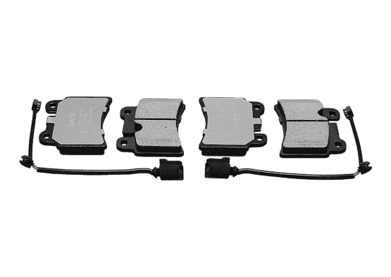 Задние тормозные колодки Gerat BPR059PG Low-metallic