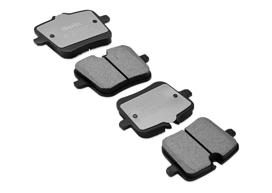 Тормозные колодки Gerat BPR181PG (задние) Low-metallic