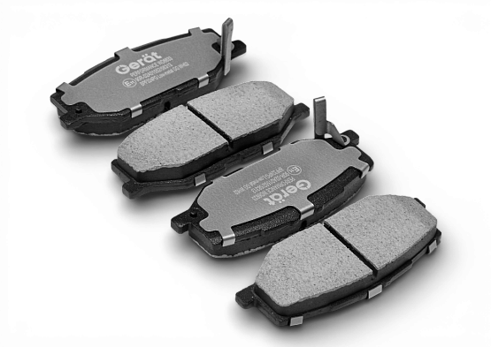 Передние тормозные колодки Gerat BPF324PG Low-metallic