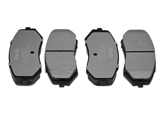 Тормозные колодки Gerat BP-F279P (передние) Low-metallic