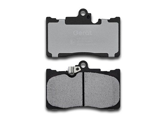Тормозные колодки Gerat BPF202PG (передние) Low-metallic