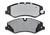 Тормозные колодки Gerat BPF227PG (передние) Low-metallic