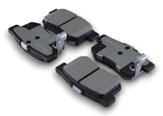 Тормозные колодки Gerat BPR008PG (задние) Low-metallic