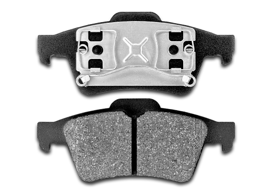 Тормозные колодки Gerat BP-R078P (задние) Low-metallic