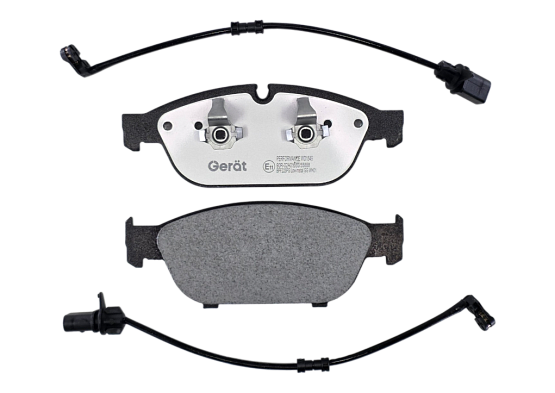 Тормозные колодки Gerat BPF223PG (передние) Low-metallic