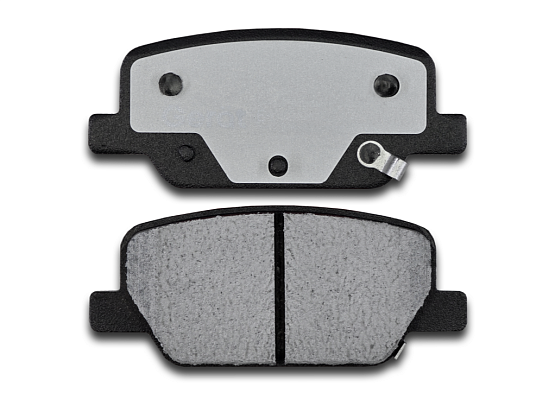 Задние тормозные колодки Gerat BPR163PG Low-metallic