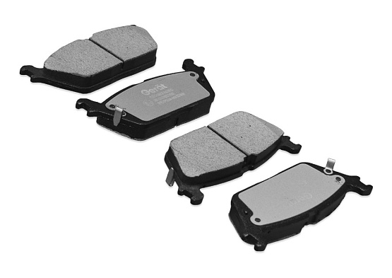 Задние тормозные колодки Gerat BPR210PG Low-metallic