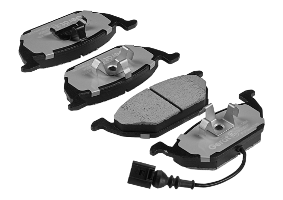 Тормозные колодки Gerat BPF160PG (передние) Low-metallic