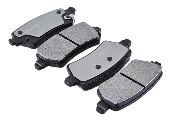 Задние тормозные колодки Gerat BPR198PG Low-metallic