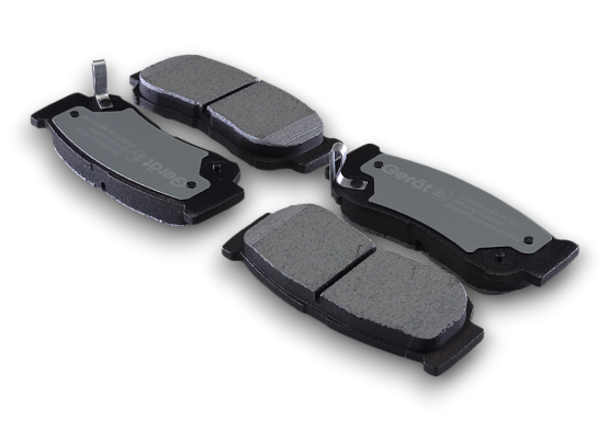 Тормозные колодки Gerat BPR044PG (задние) Low-metallic