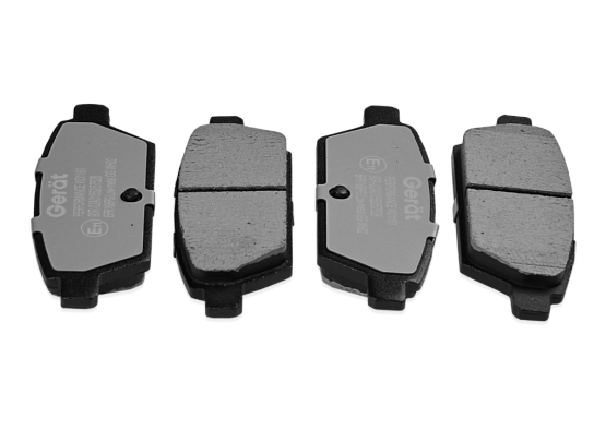 Тормозные колодки Gerat BPR168PG (задние) Low-metallic