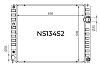Радиатор охлаждения двигателя Gerat NS134S2