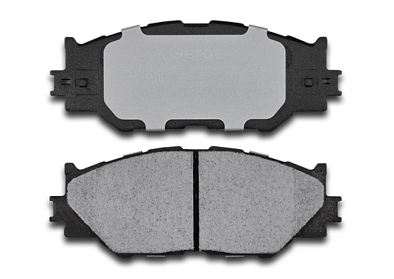 Тормозные колодки Gerat BPF007PG (передние) Low-metallic
