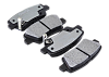 Тормозные колодки Gerat BPR131PG (задние) Low-metallic