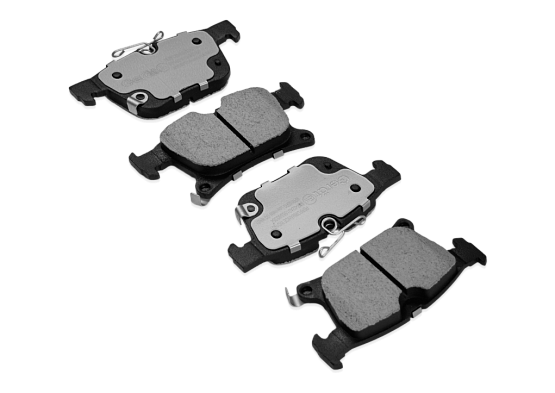 Тормозные колодки Gerat BPR193PG (задние) Low-metallic