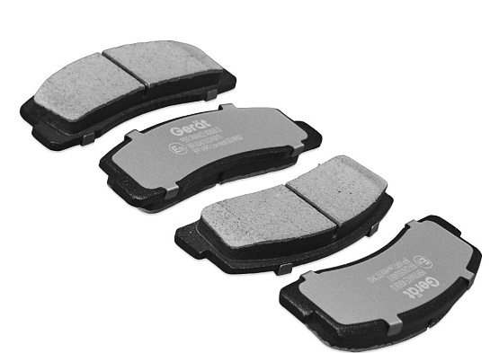 Передние тормозные колодки Gerat BPF146PG Low-metallic