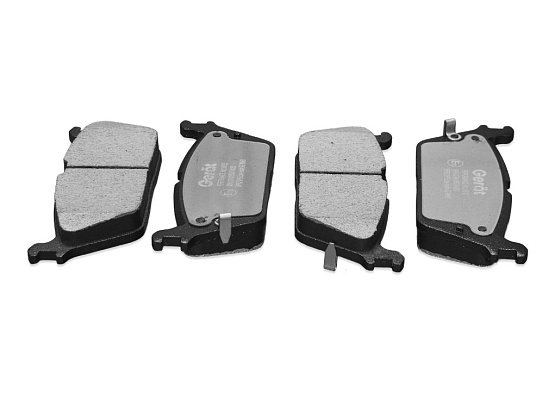 Задние тормозные колодки Gerat BPR210PG Low-metallic