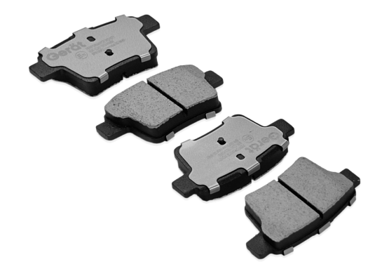 Тормозные колодки Gerat BPR195PG (задние) Low-metallic